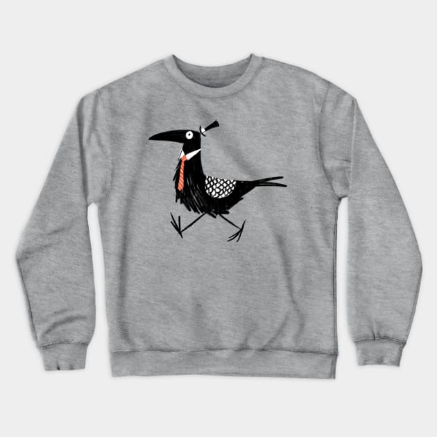 Crow's Feet Crewneck Sweatshirt by timprobert